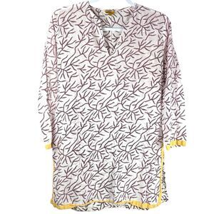 Roberta Roller Rabbit 3/4 Sleeve lightweight cotton women’s size small Tunic